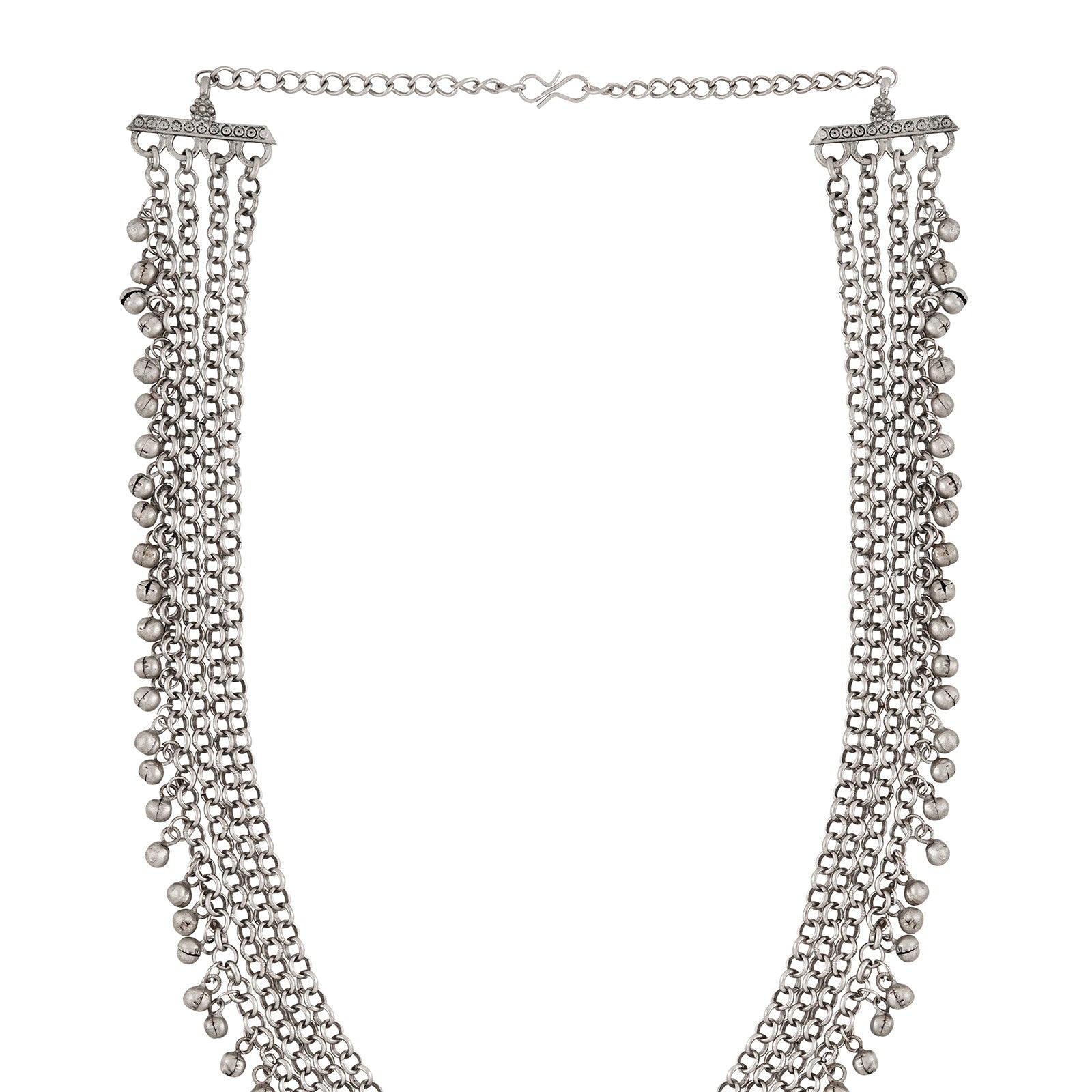Teejh Suhasi Silver Turquoise Necklace