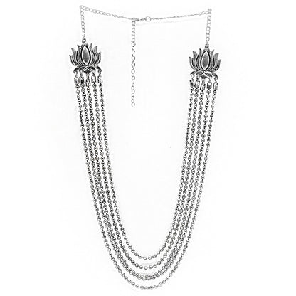 Bodi Silver Oxidized Necklace