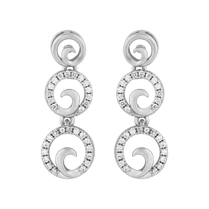Teejh Rajput Radiance Silver Necklace Set With CZ White Stones