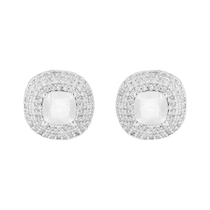 Teejh Celeste Silver Stone Necklace Set