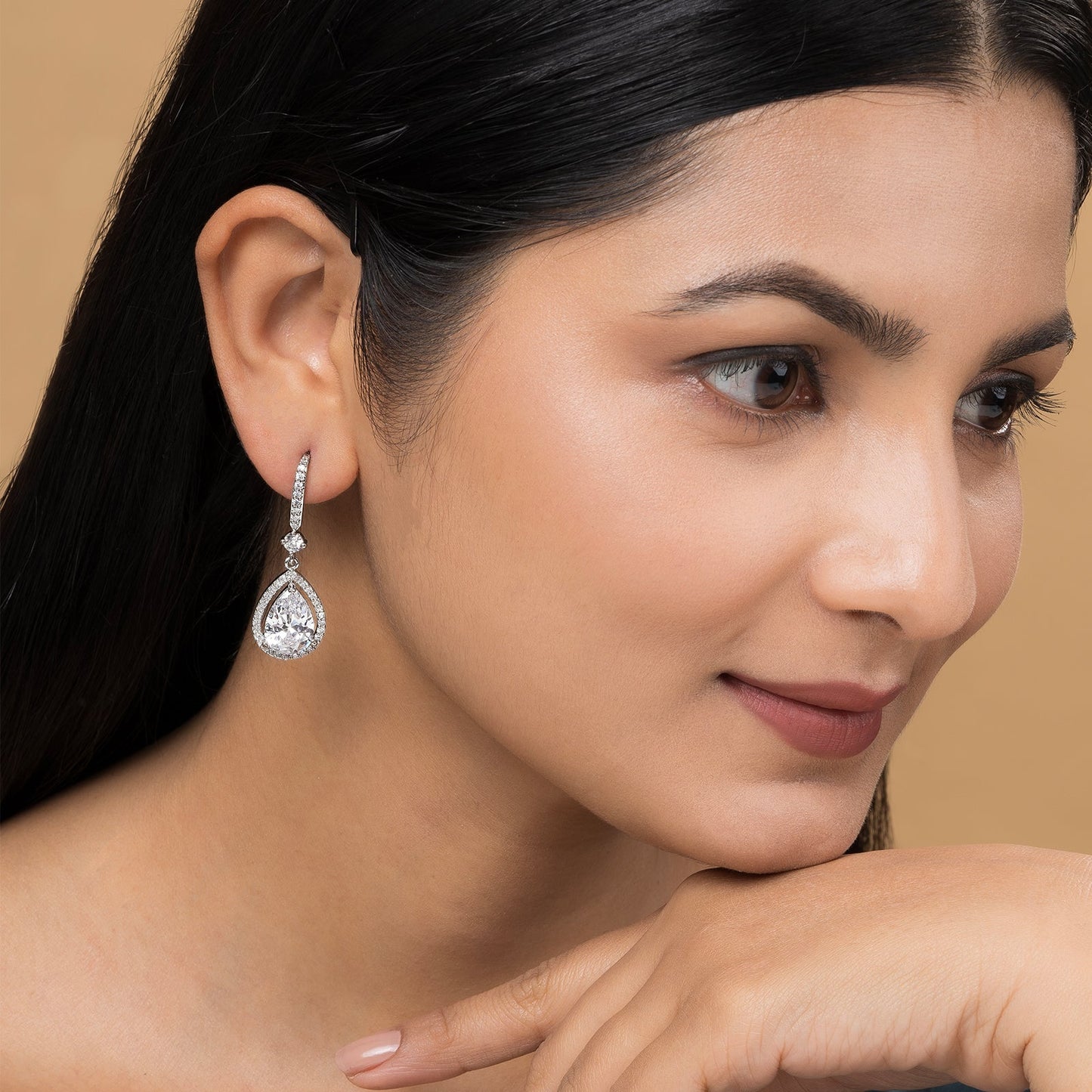 Teejh Radianz Silver Earrings