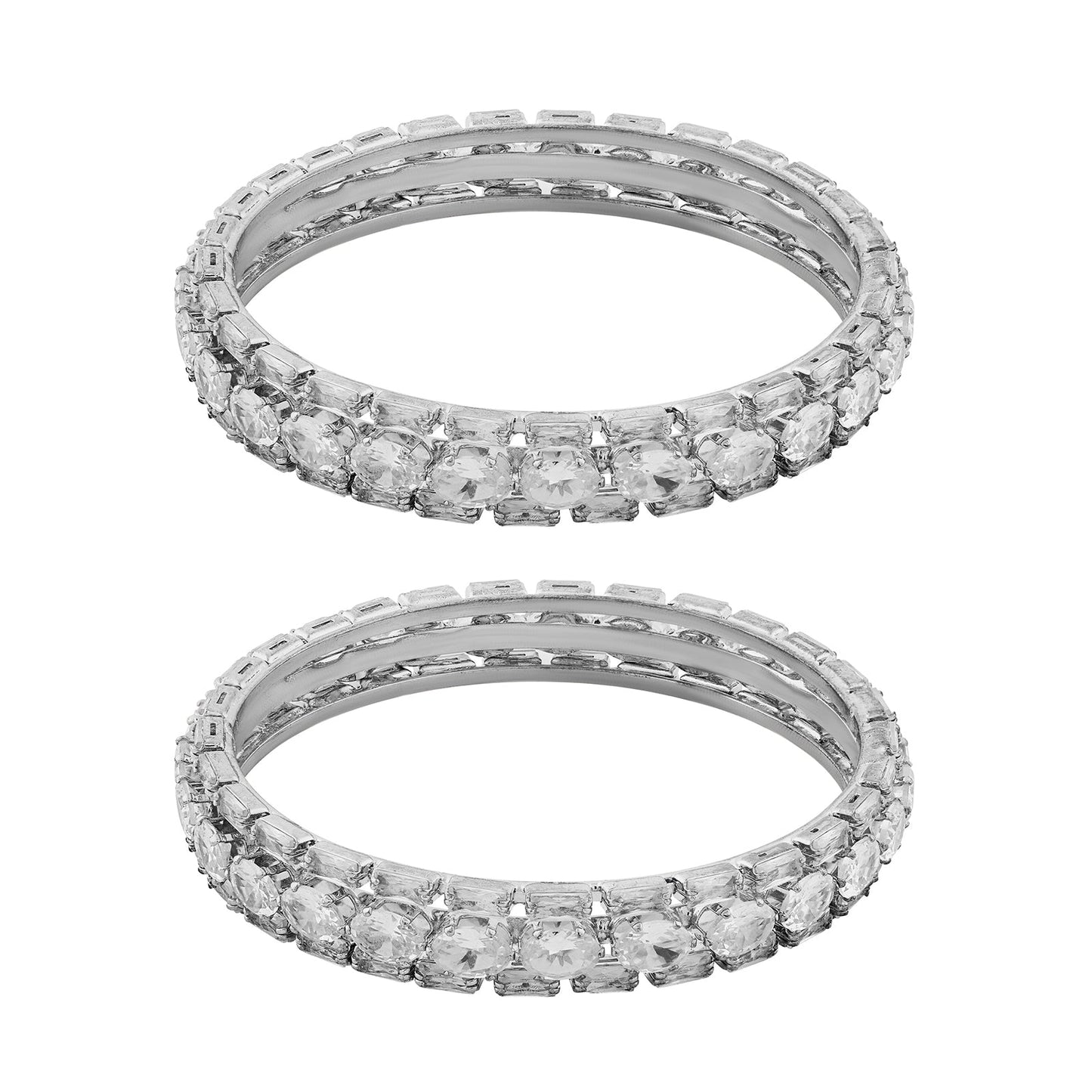 Teejh Eternaa Silver Bangles