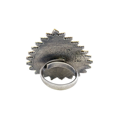 Teejh Soniha Gold and Silver Ring