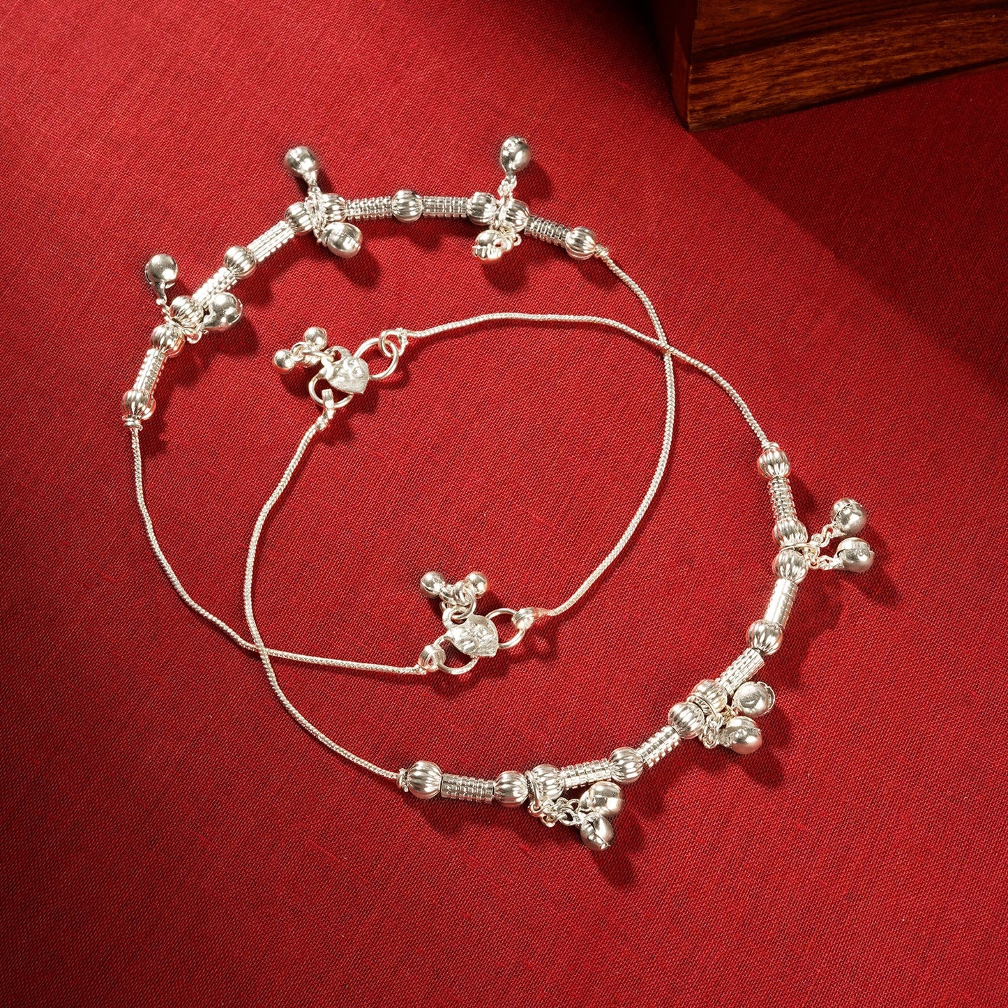 Teejh Nilma  Silver Payal