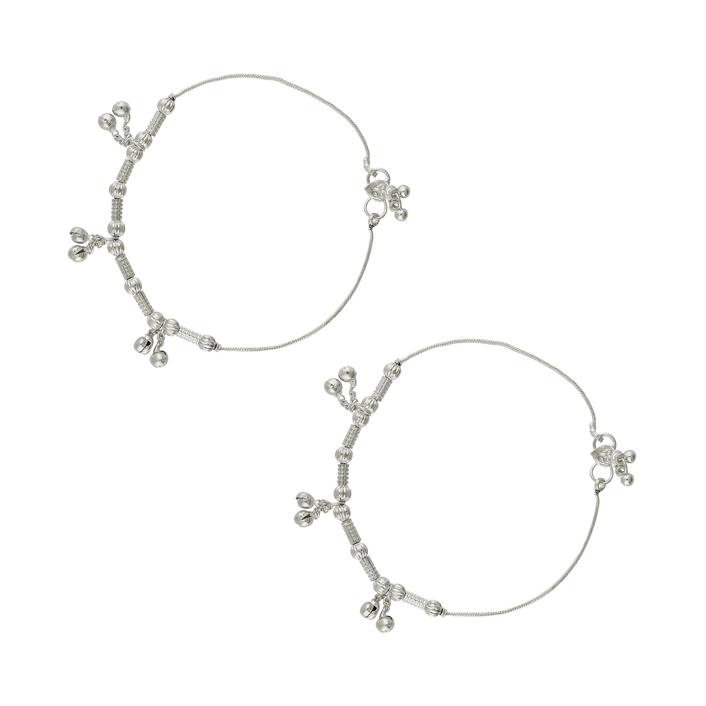 Teejh Nilma  Silver Payal
