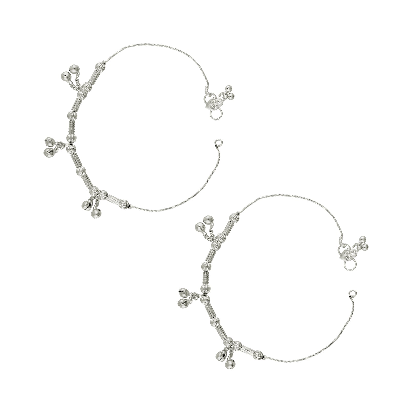 Teejh Nilma  Silver Payal