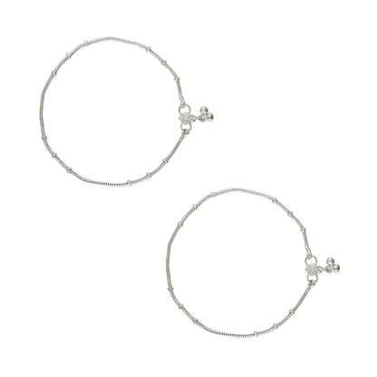 Teejh Saashi Silver Payal