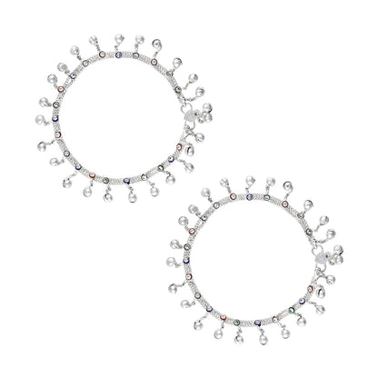 Teejh Sathiyapriya Silver Payal