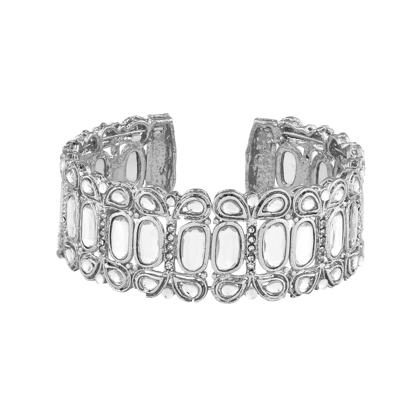 Teejh Kusumini intricate Silver Bracelet