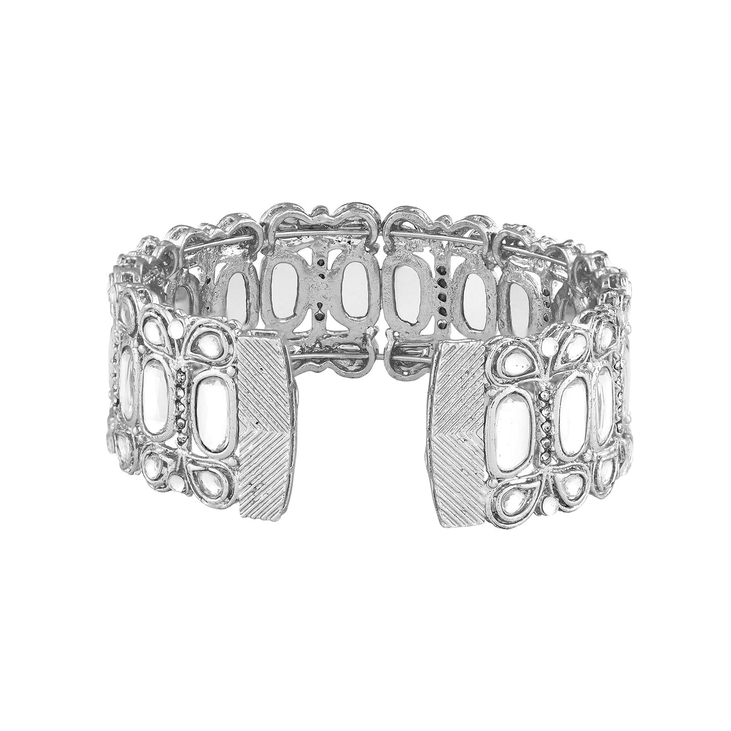 Teejh Kusumini intricate Silver Bracelet