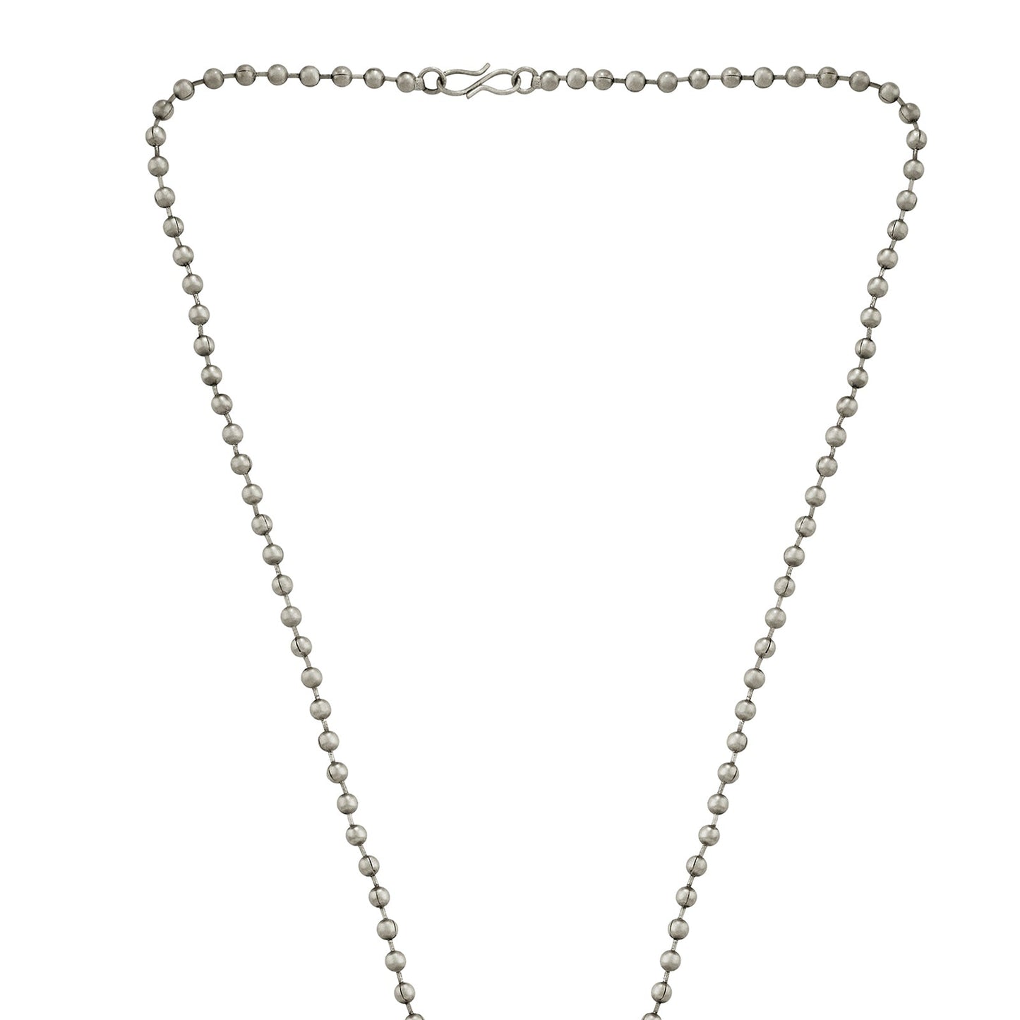 Teejh Rupika Beaded Silver Necklace Set