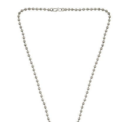 Teejh Rupika Beaded Silver Necklace Set
