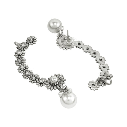Teejh Kaylaa Silver and  Pearl Earcuff
