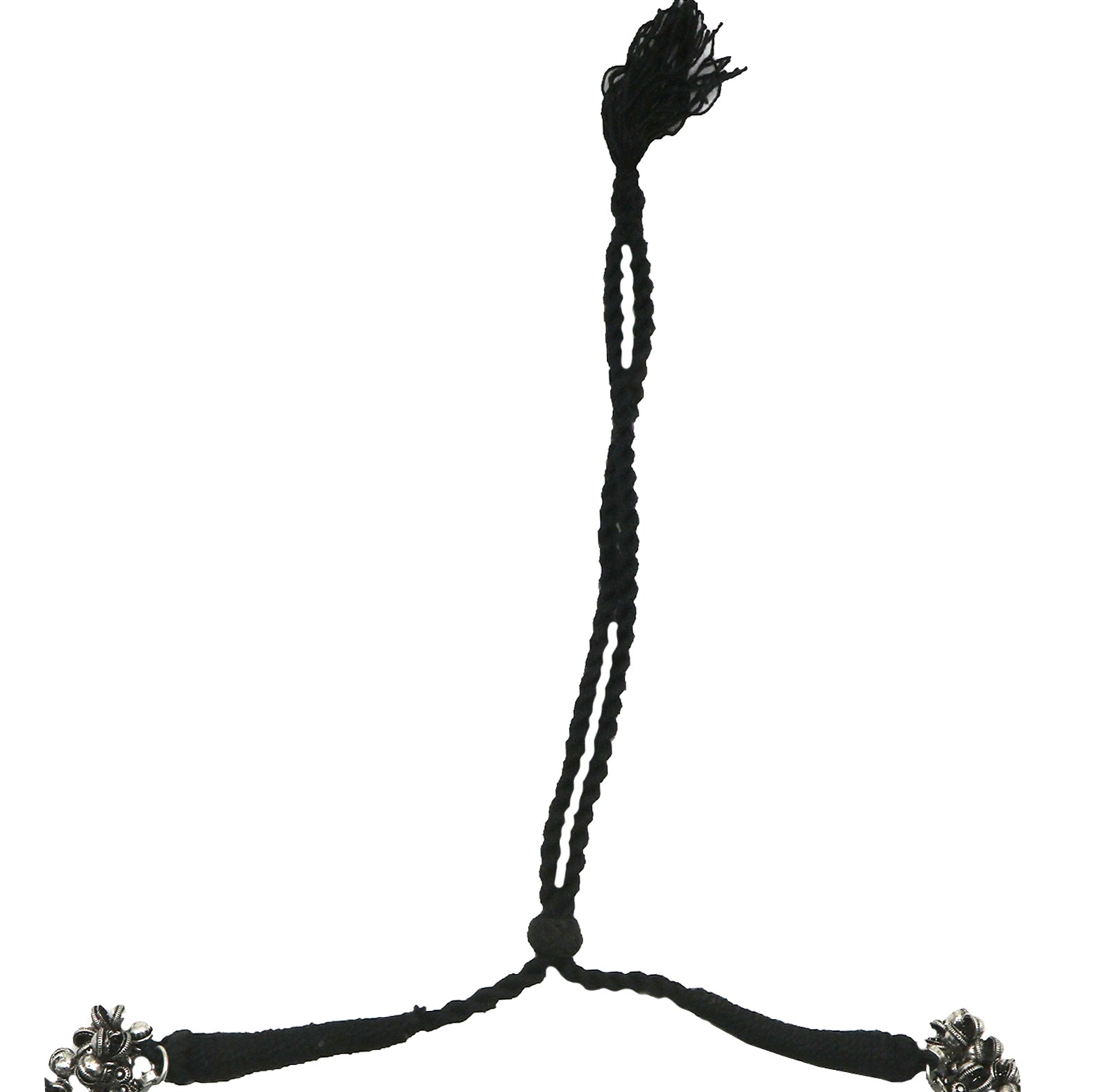Teejh Reethika Oxidized Ghungroo Long Necklace