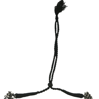 Teejh Reethika Oxidized Ghungroo Long Necklace
