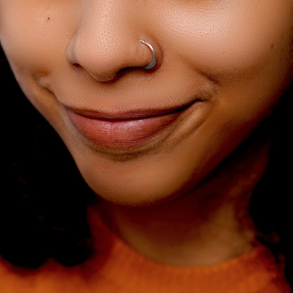 Teejh Aahna Silver Nose pin