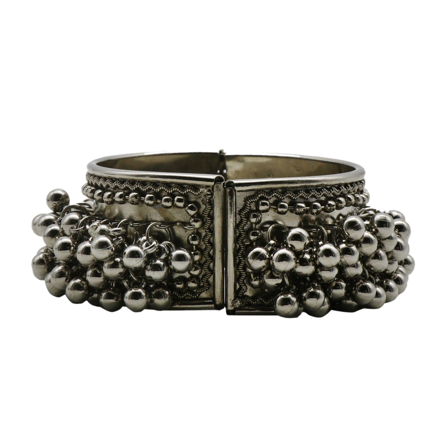 Teejh Sia Silver Ghungroo Bangle