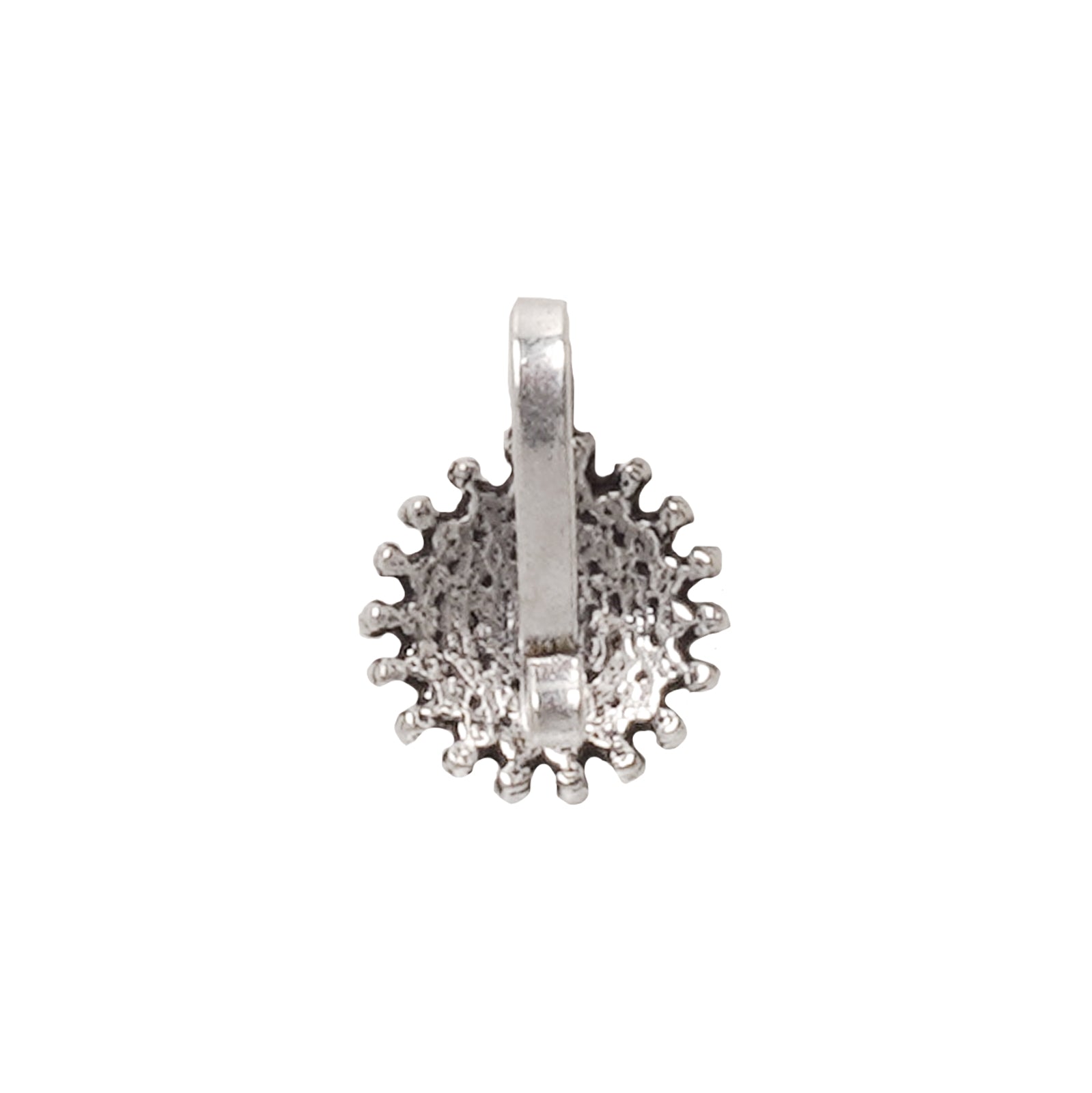 Teejh Lalita Black Stone Floral Nosepin