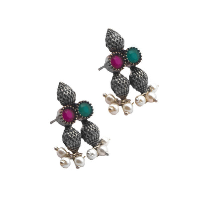 Teejh Oni Multi colored choker Necklace Set