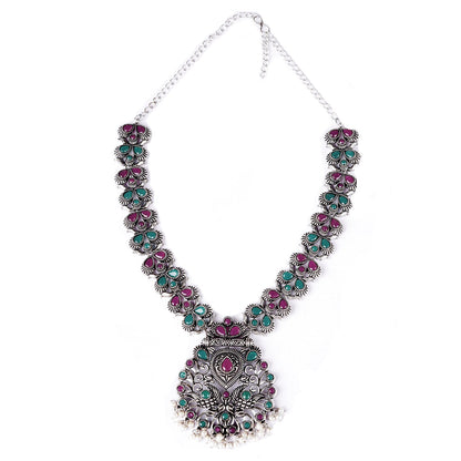 Teejh Nishka Multi Colored Necklace Set
