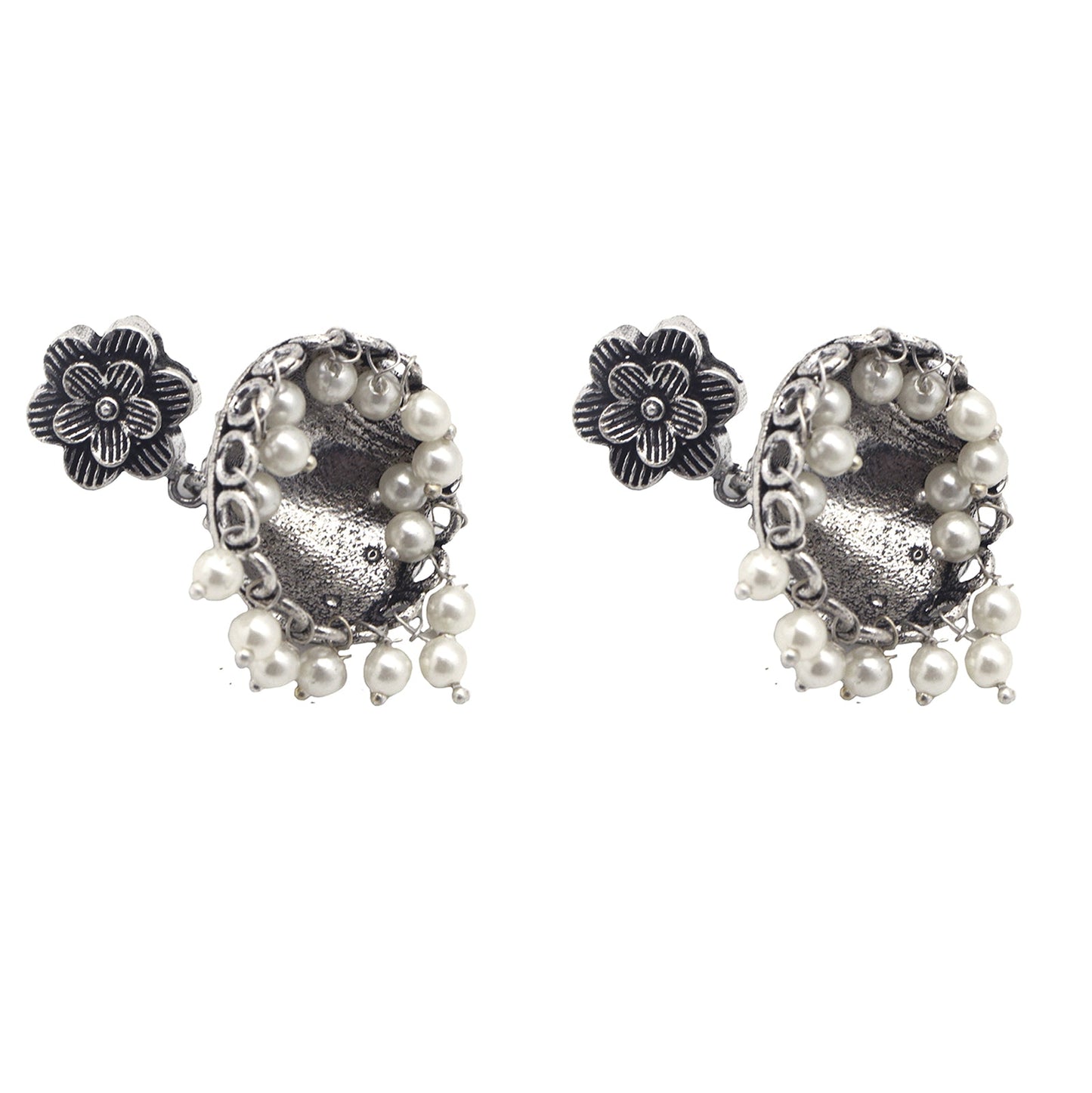 Teejh Shachi Floral Metallic Necklace Set
