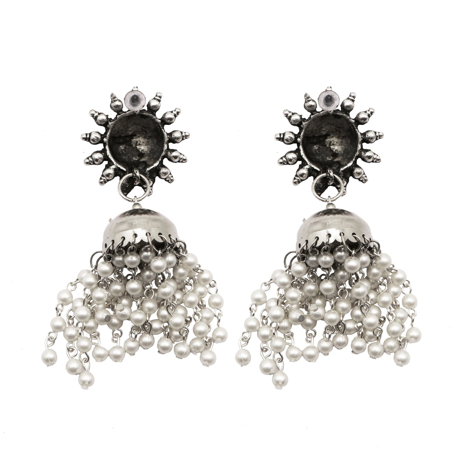 Teejh Rupangi Pearl Jhumki Earrings