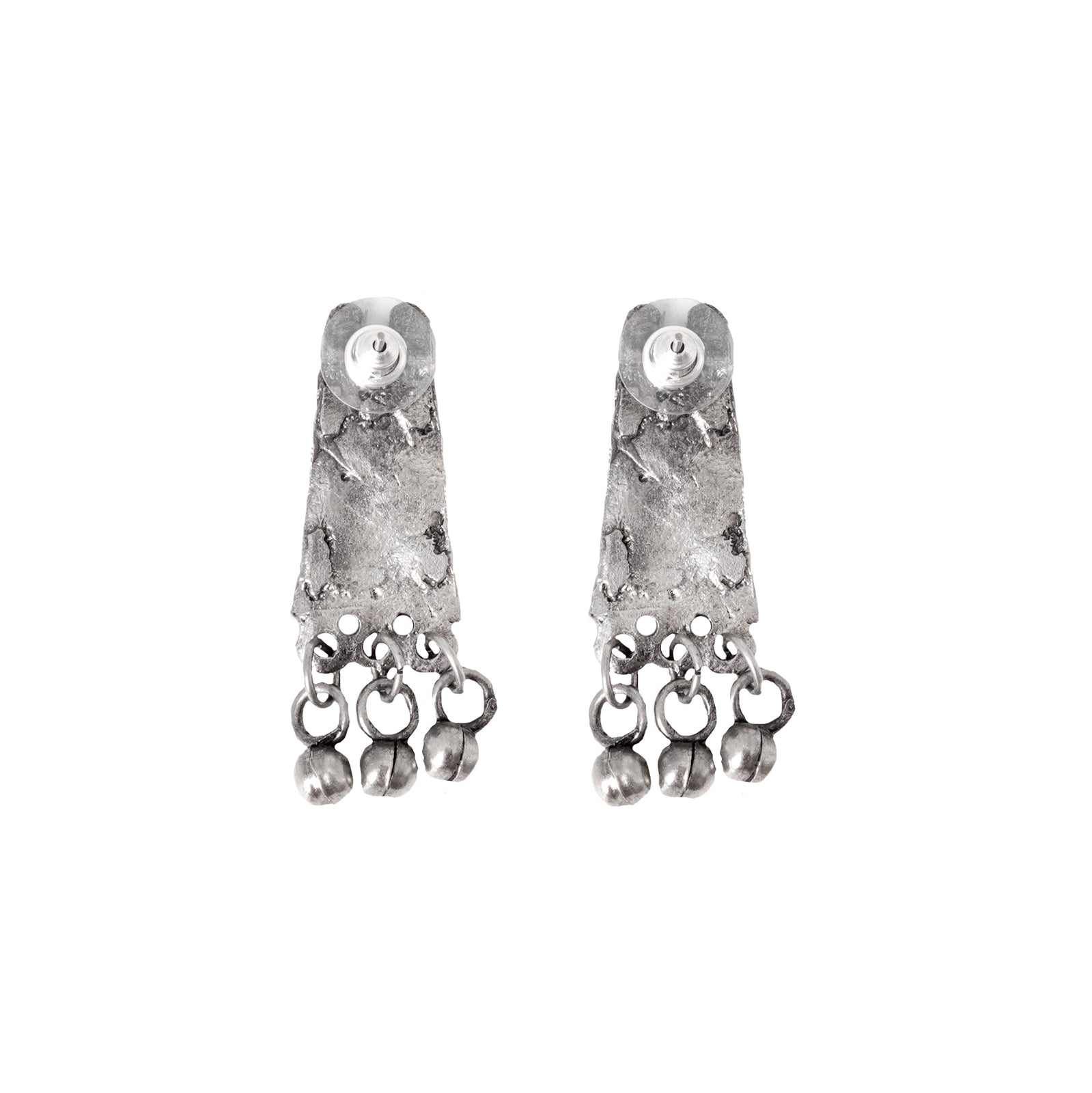 Teejh Mihira Silver Oxidised Choker Necklace Set