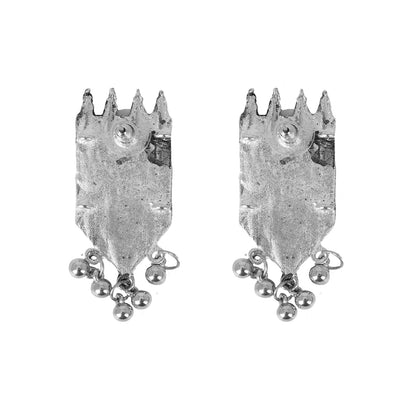 Teejh Dyuti Antique Silver Polish Choker Necklace Set