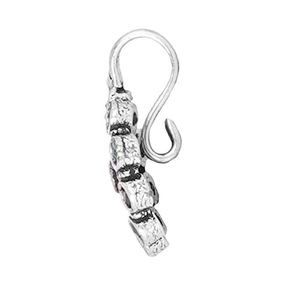 Teejh Soumya Green Stone Nose Pin