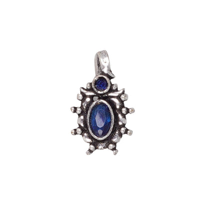 Teejh Parthavi Blue Stone Nose Pin