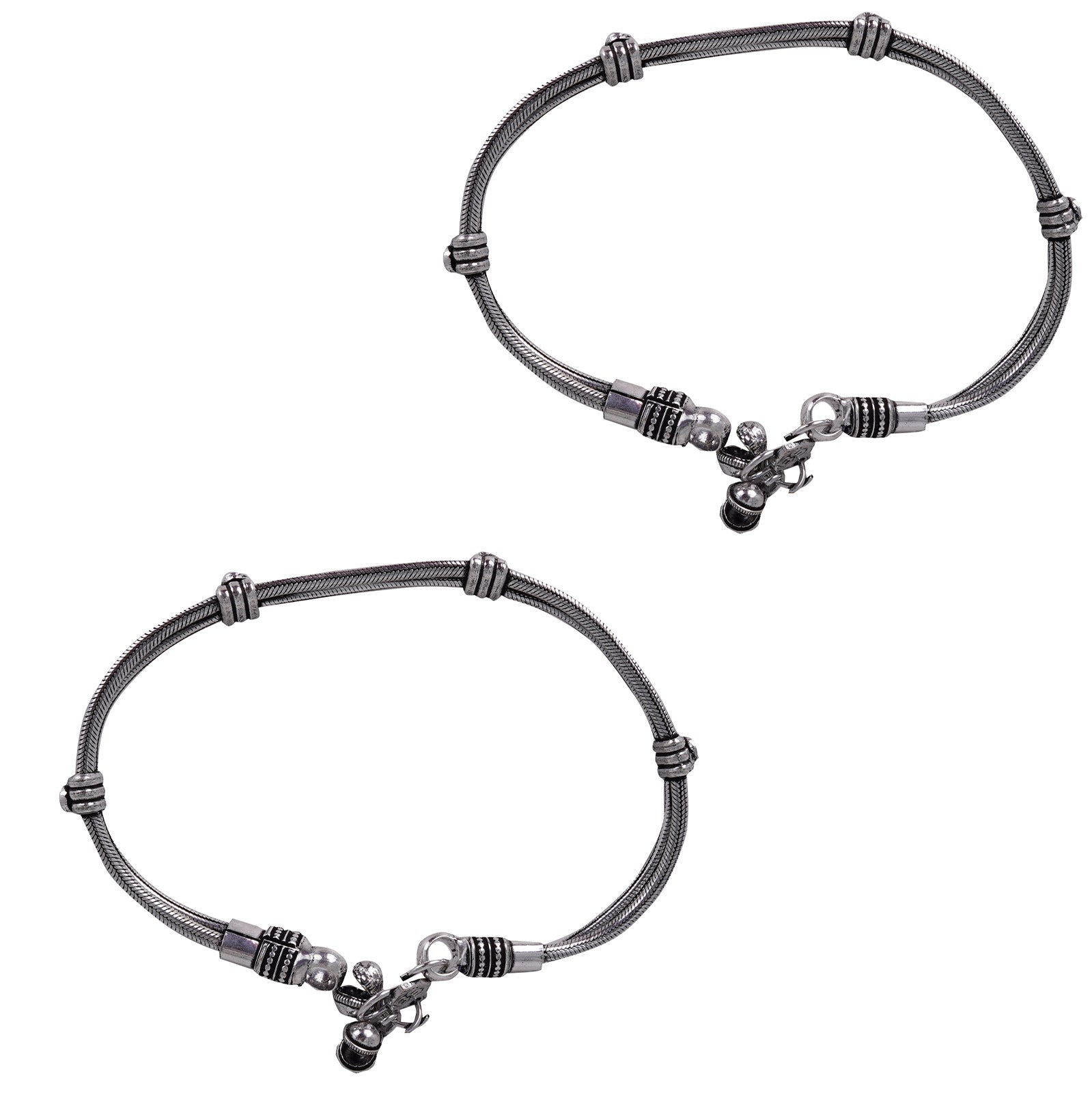 Teejh Himani Set of Anklet and 3 Toe Rings
