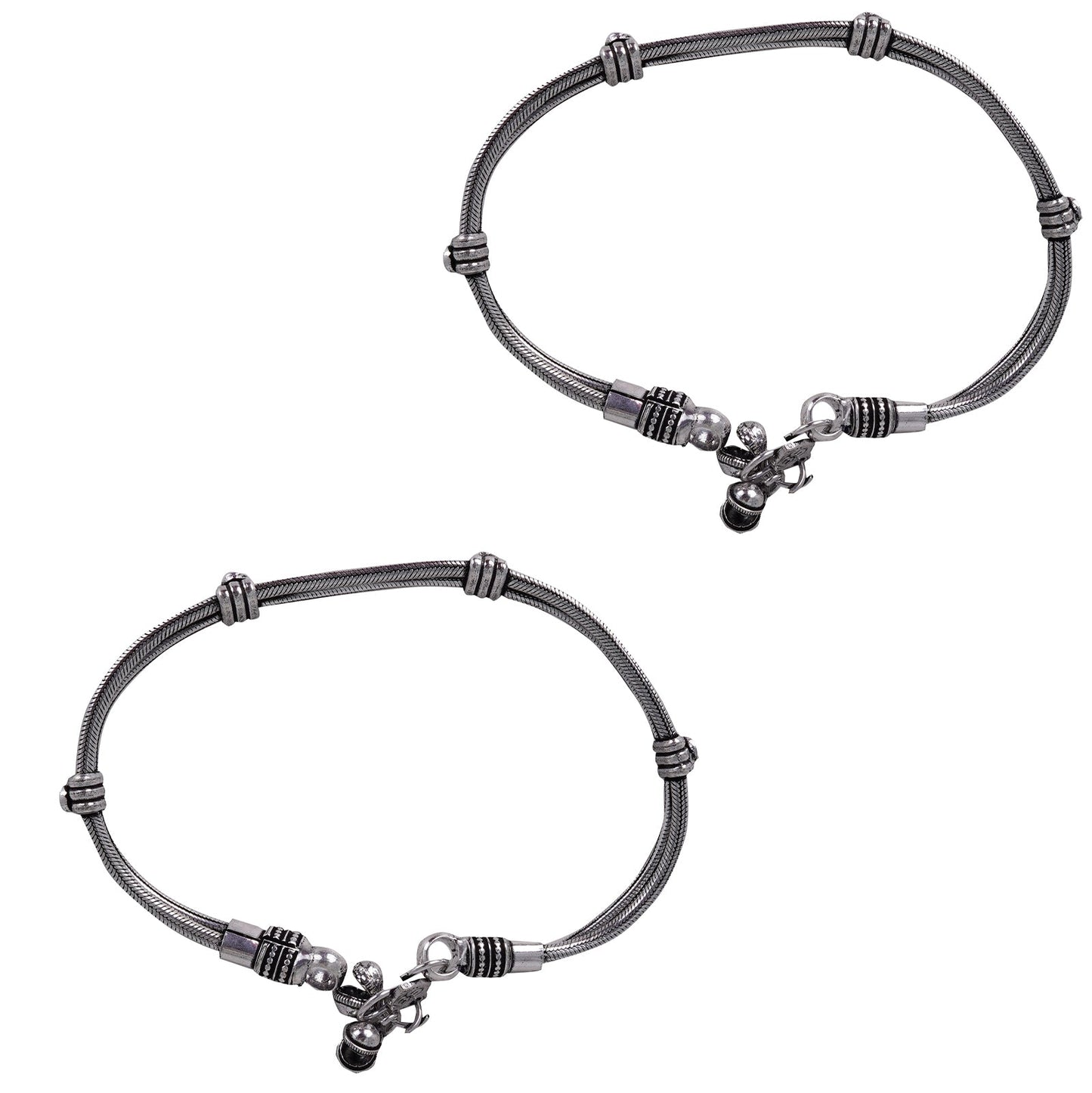 Teejh Himani Set of Anklet and 3 Toe Rings