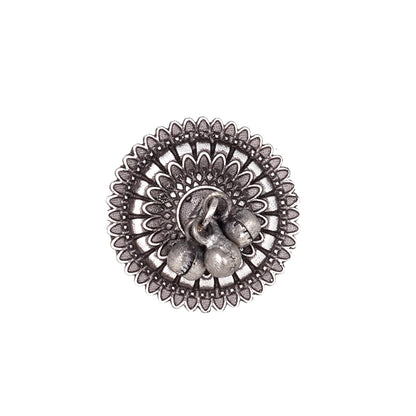 Teejh Loukya Silver Oxidised Ring