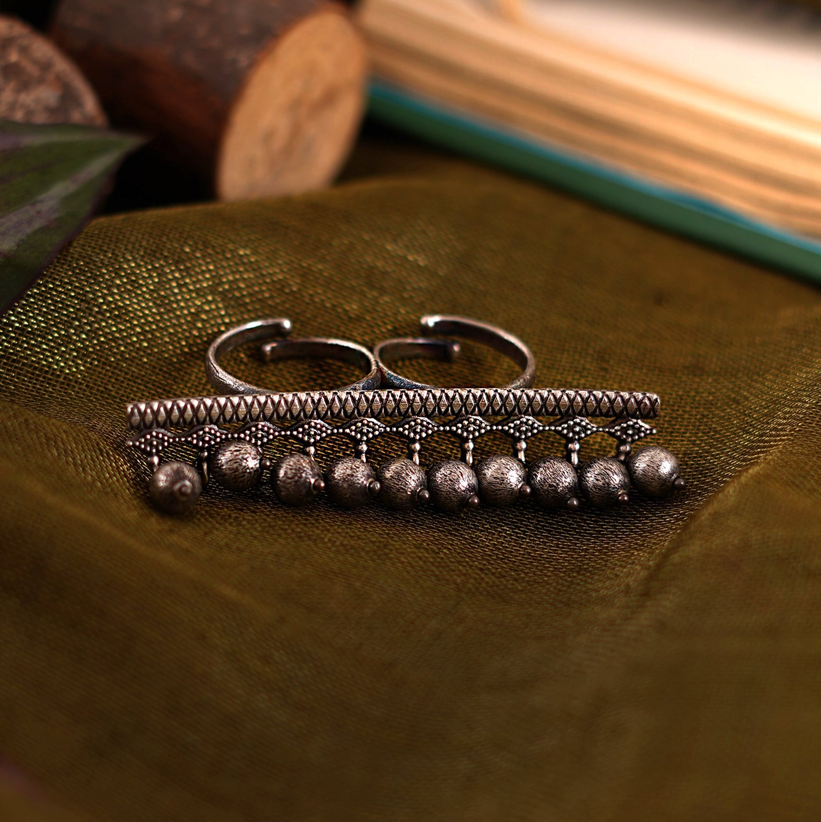 Teejh Rua Antique Silver Polish Ring