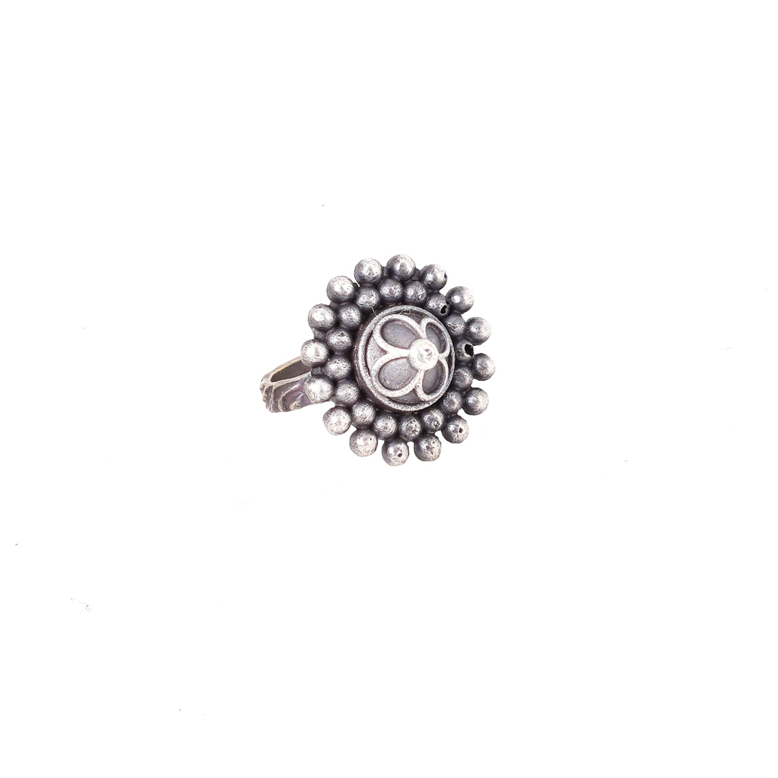 Teejh Nira Antique Silver Polish Ring