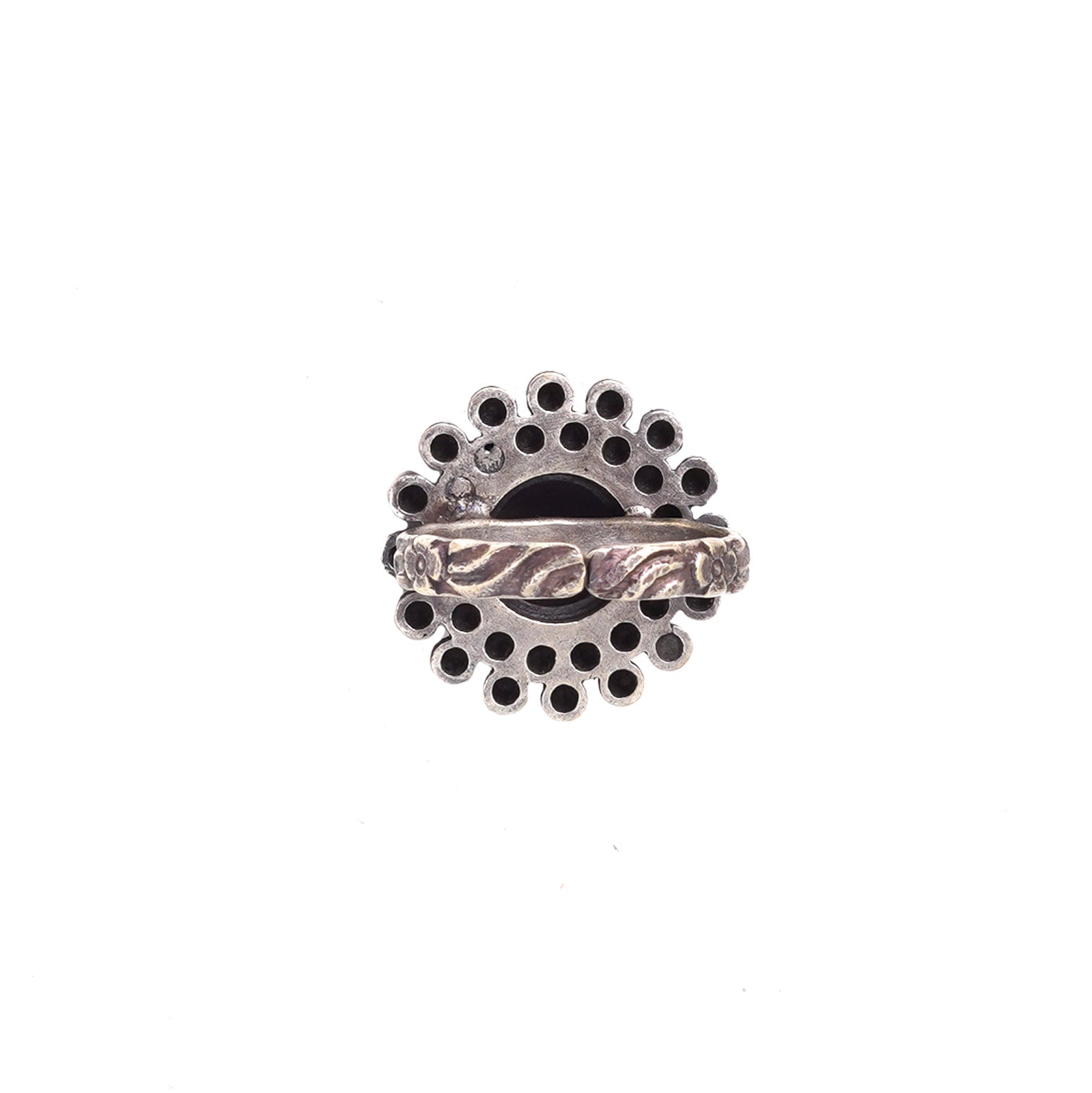 Teejh Nira Antique Silver Polish Ring