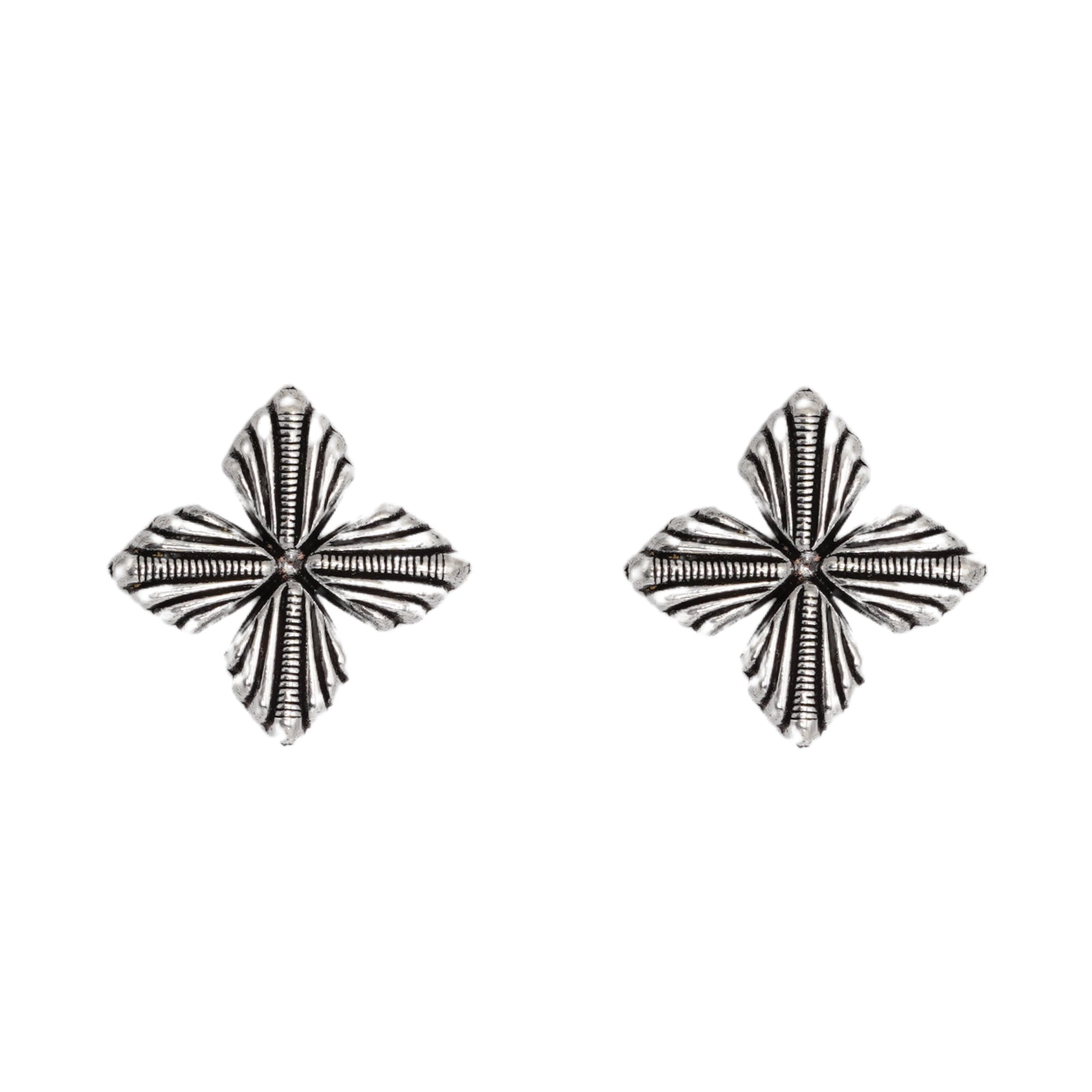 Teejh Aaloka Silver Oxidised  Choker Necklace Set