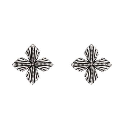 Teejh Aaloka Silver Oxidised  Choker Necklace Set