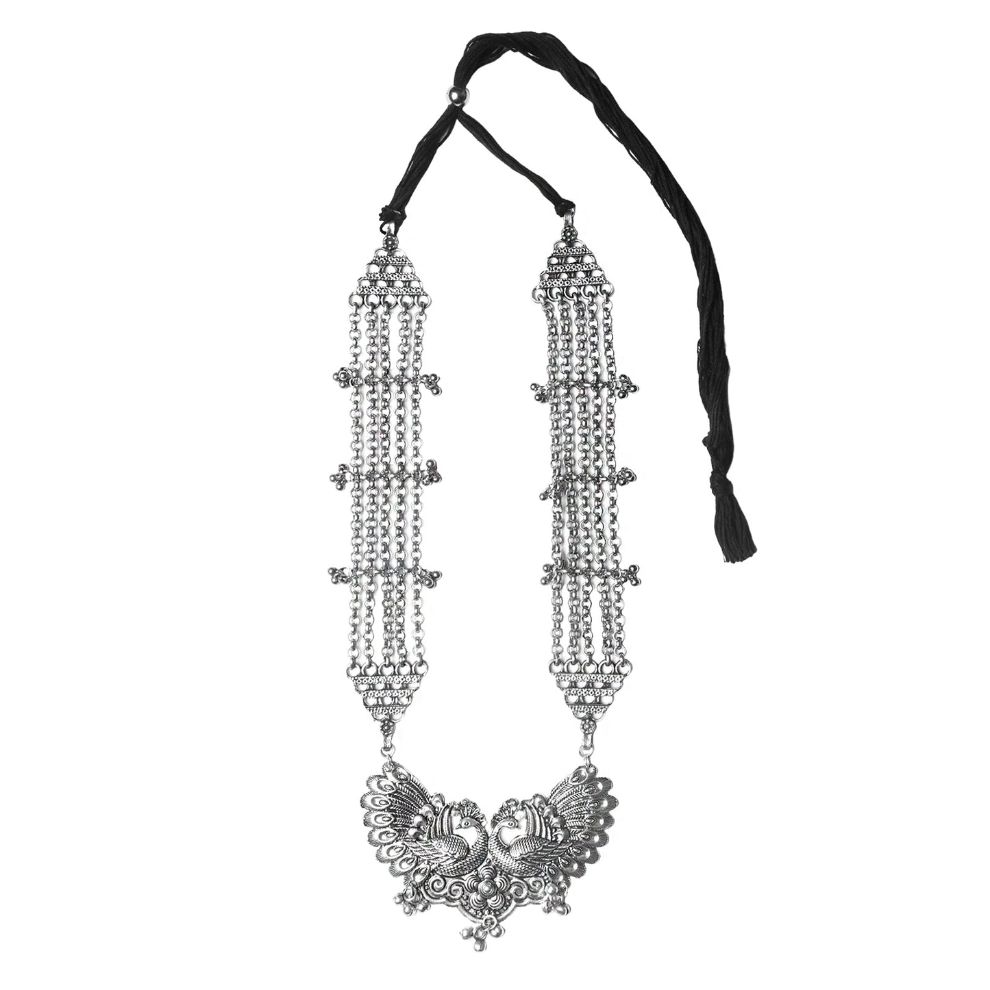 Teejh Anika Peacock Long Necklace