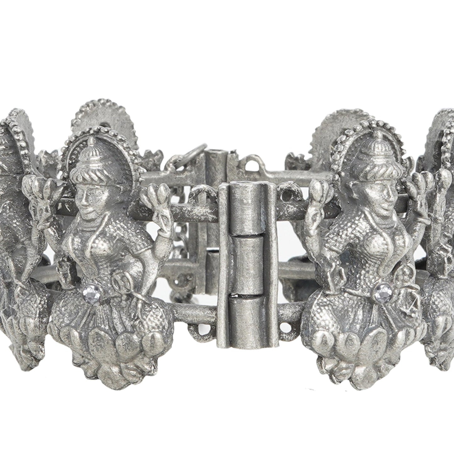 Teejh Sudha Silver Oxidised Bangle