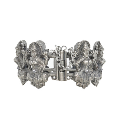 Teejh Sudha Silver Oxidised Bangle
