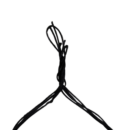 Teejh Adhira Black Silver Oxidised  Choker Necklace