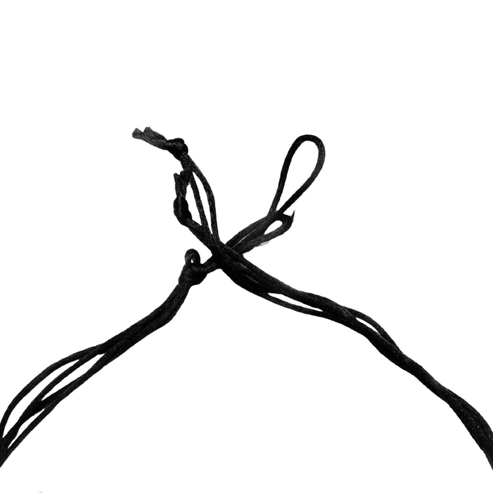 Teejh Zaira Black Silver Oxidised Choker Necklace