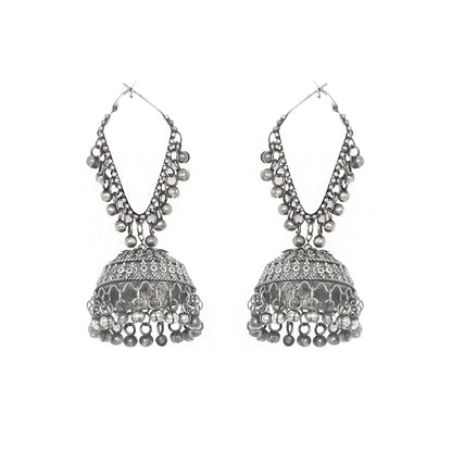 Teejh Turvi Silver Oxidised Earrings