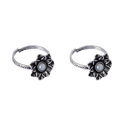 Teejh Aindri Set of 3 Silver Toe Rings