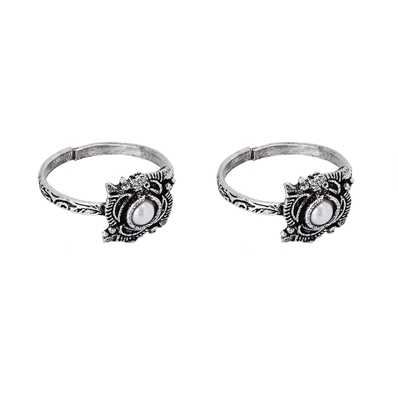 Teejh Nalika Set Of Anklet and Toe Ring