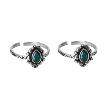 Teejh Henna Set of 3 Silver Toe Rings