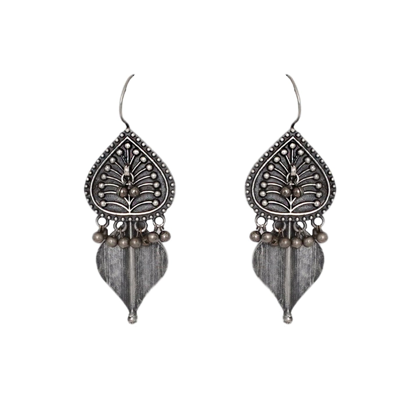 Teejh Rabhya Silver Oxidised Earrings