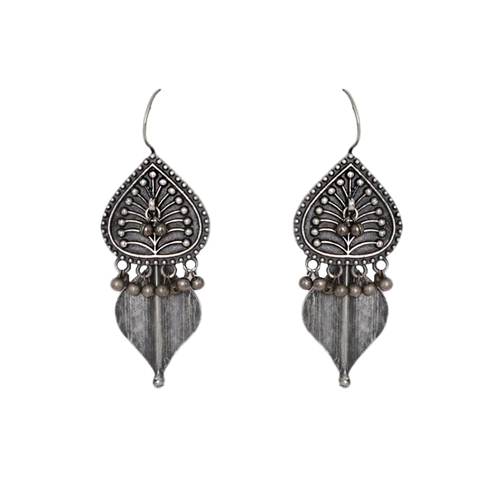 Teejh Rabhya Silver Oxidised Earrings