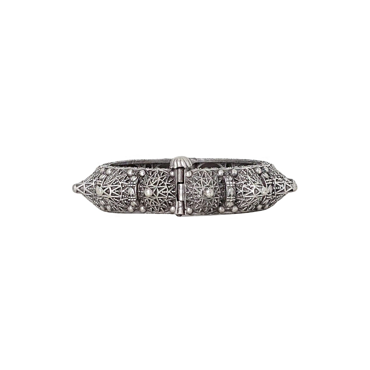 Teejh Pahal Silver Oxidised Bangle